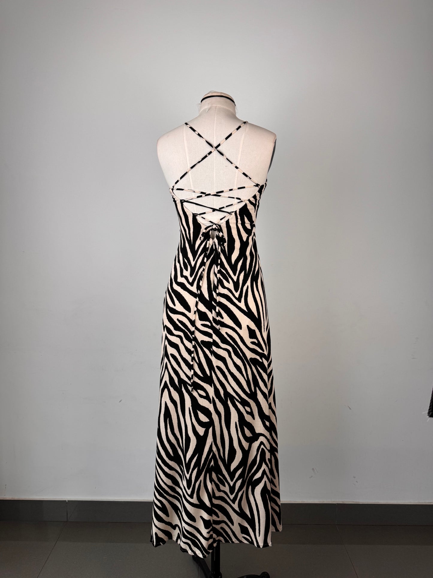Vestido print zebra (sample)