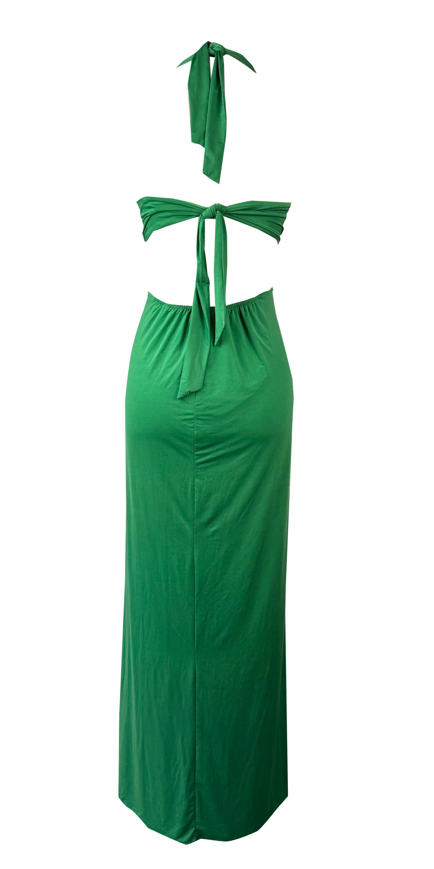 Vestido Nudo verde
