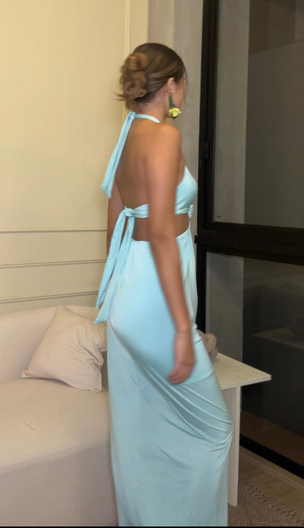 Vestido Nudo Aqua